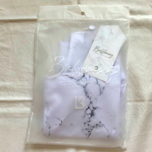 BUFFBUNNY - XS Limitless Shorts - White Marble